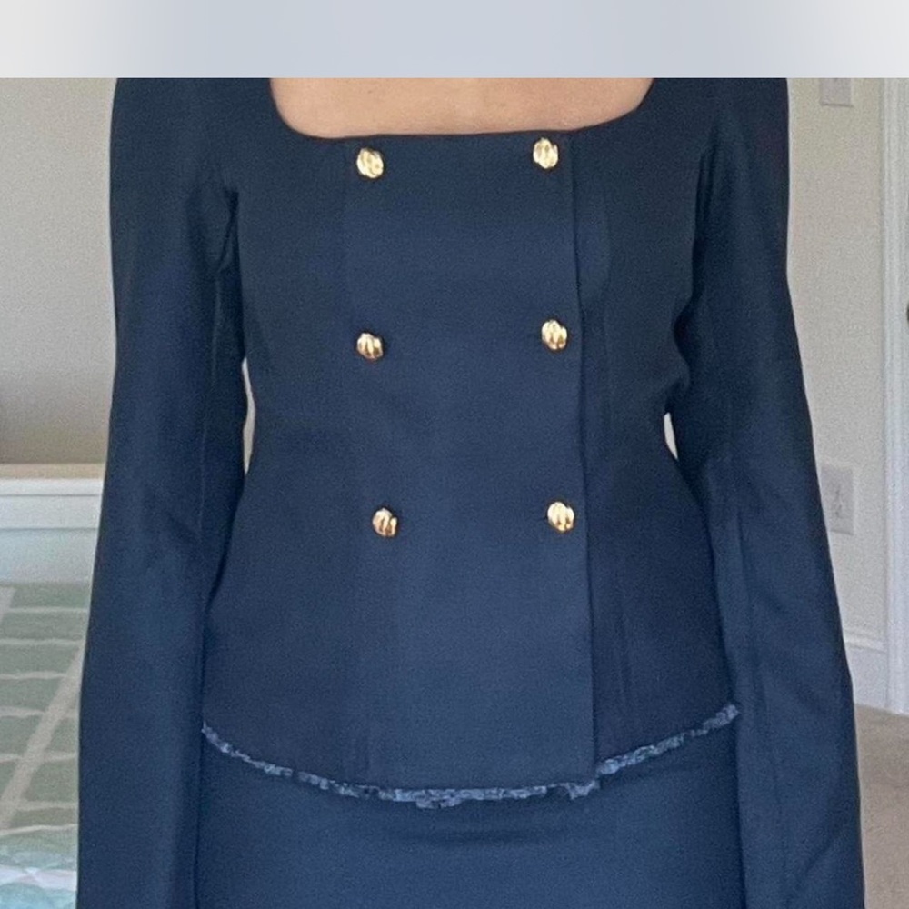 Jamie Skirt Set in Navy
